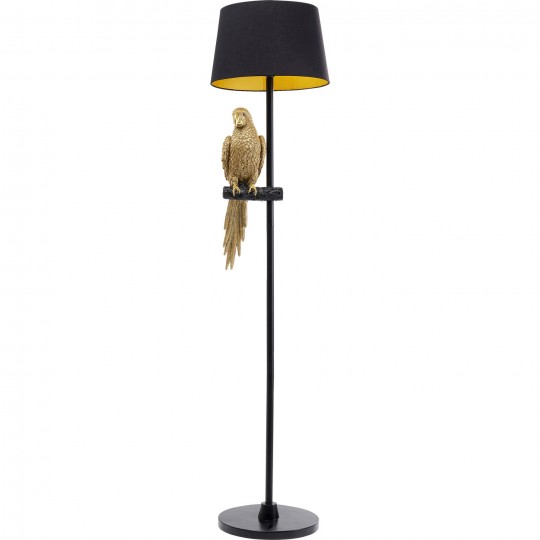 Candeeiro de Chão parrot Gold 176cm