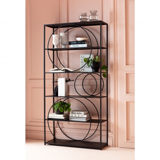 Etagère Circle noir 100x200cm