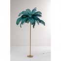 Candeeiro de Chão Feather 165cm Verde/ Azul