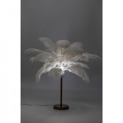 Lampe à poser Feather Palm blanc 60cm