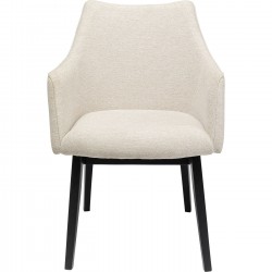 Chaise a. acc. Modino crème