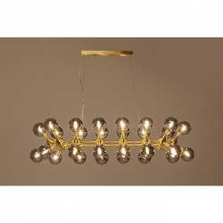 Suspension Atomic Balls laiton 140cm