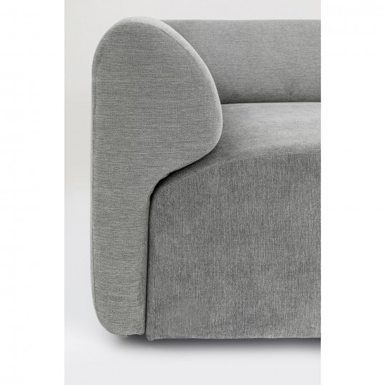 Lucca élément d angle gris 86cm