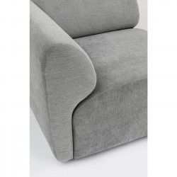 Lucca élément d angle gris 86cm