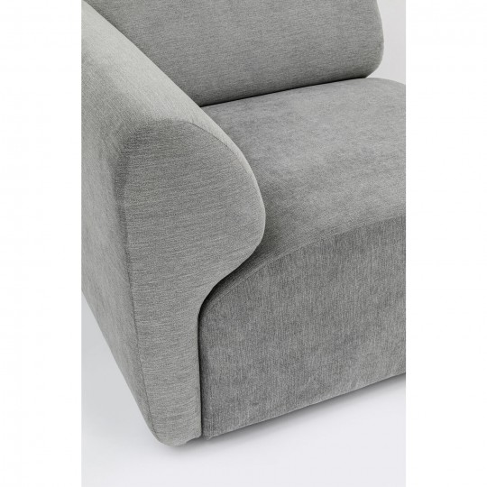 Lucca élément d angle gris 86cm