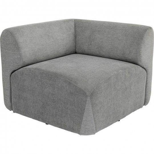Lucca élément d angle gris 86cm