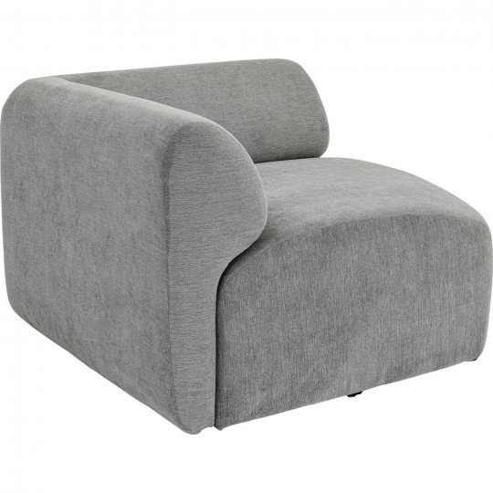 Lucca élément d angle gris 86cm