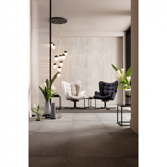 Fauteuil pivotant Oscar velours nooir