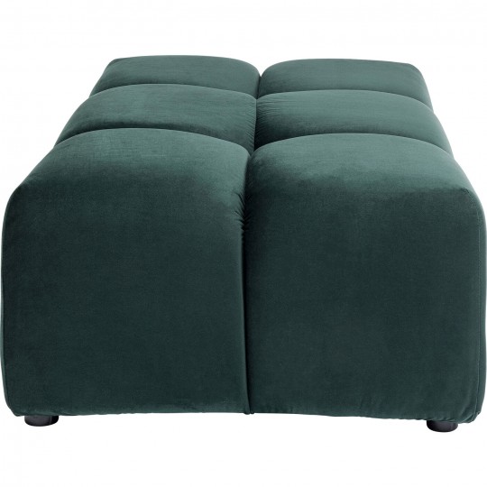Banco Gianni Velvet verde escuro