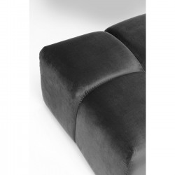 Pouf Belami velours gris