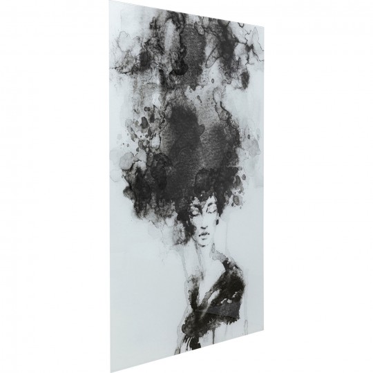 Quadro de Vidro Smokey Hair 100x150 cm