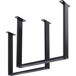 pieds Tavola noir mat (2 pcs)