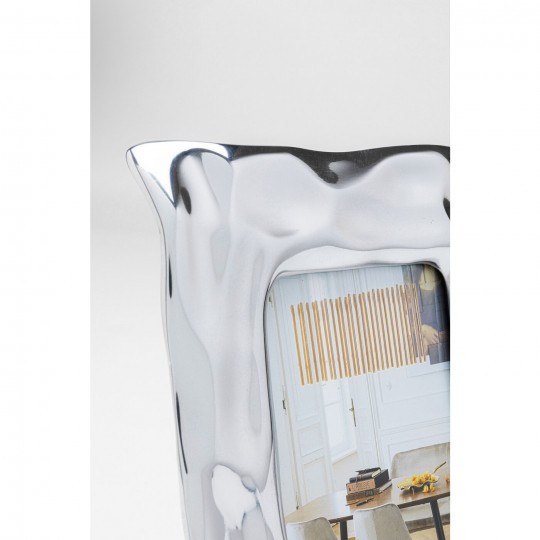 Moldura Jade Square Prateada 13x18cm