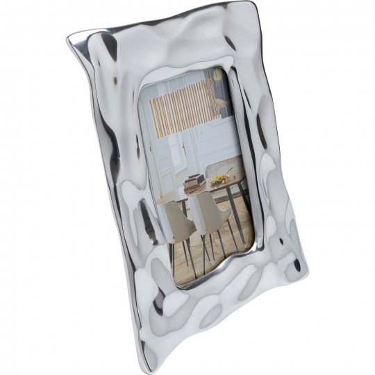 Moldura Jade Square Prateada 13x18cm