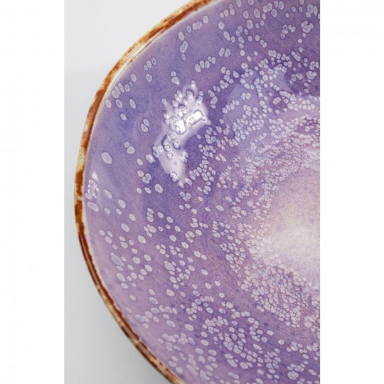 Assiette creuse Shirley violet Ø21cm