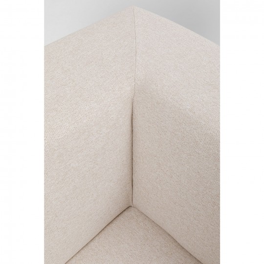 Otomana Infinity Semi Elements Cream esquerda 120cm