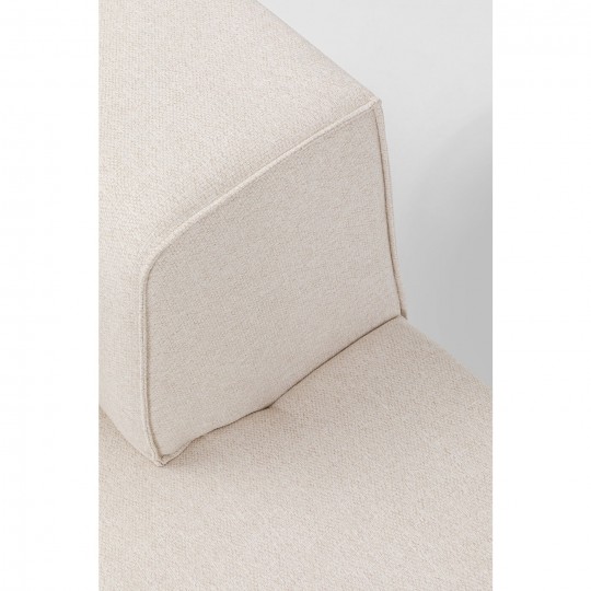 Otomana Infinity Semi Elements Cream esquerda 120cm