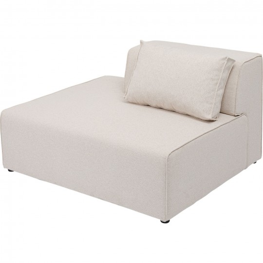 Otomana Infinity Semi Elements Cream esquerda 120cm