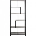 Etagère Loftie noir 77x185cm
