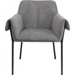 Chaise a. acc. Bess gris