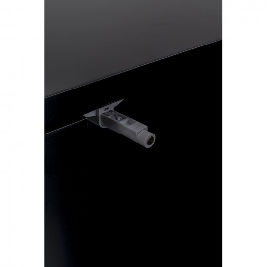 Aparador Cracked Preto Dourado 165x80cm Aparador Cracked Preto Dourado 165x80cm