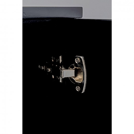 Aparador Cracked Preto Dourado 165x80cm Aparador Cracked Preto Dourado 165x80cm