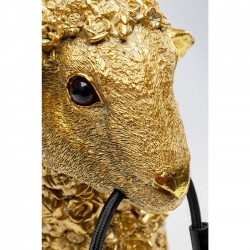 Lampe à poser Animal Flower Sheep doré 36cm