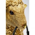 Lampe à poser Animal Flower Sheep doré 36cm