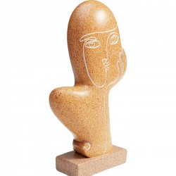 Objet décoratif Thought marron 27cm