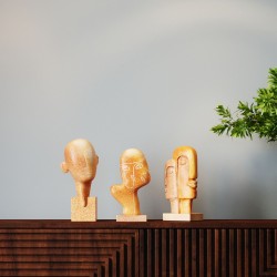Objet décoratif Thought marron 27cm