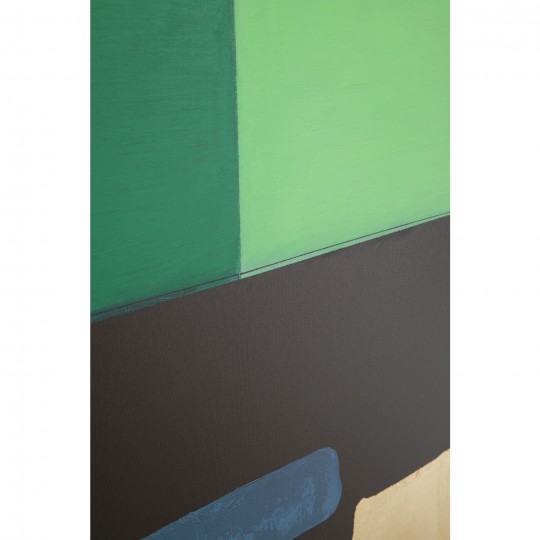 Tableau encadré Abstract Shapes vert 73x143cm