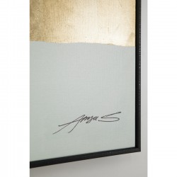 Tableau encadré Abstract Shapes vert 73x143cm