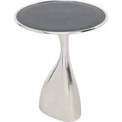 Table d appoint Spacey argenté Ø36cm