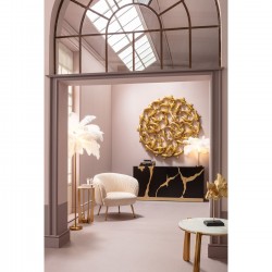 Lampe à poser Feather Palm blanc 60cm