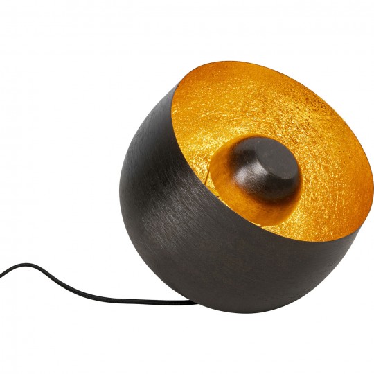 Lampe de sol Apollon Smooth noir Ø28cm