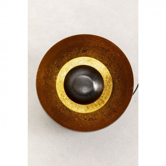 Lampe de sol Apollon Smooth noir Ø28cm