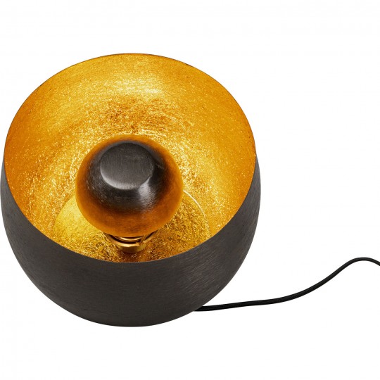 Lampe de sol Apollon Smooth noir Ø28cm