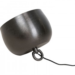 Lampe de sol Apollon Smooth noir Ø28cm