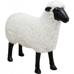 Figurine décorative Bathilde blanc 73cm