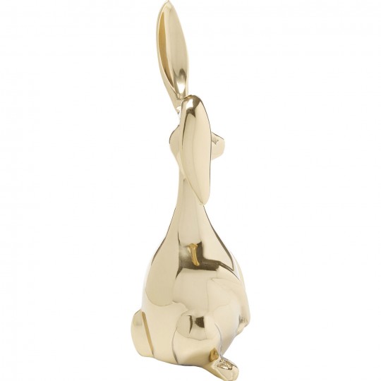 Estatueta decorativa Bunny Dourado 52 cm