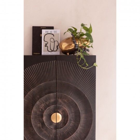 Armário Madeira Dark 76x140 cm