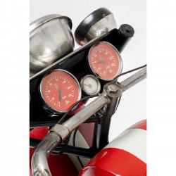 Meuble bar Motorbike rouge