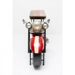 Meuble bar Motorbike rouge