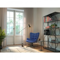 Fauteuil pivotant Oscar denim