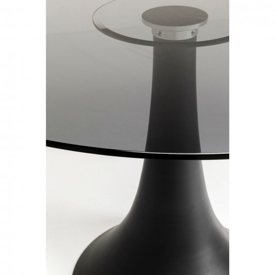 Table Grande Possibilita verre fumé Ø110cm