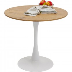 Table Schickeria hene blanc Ø80cm