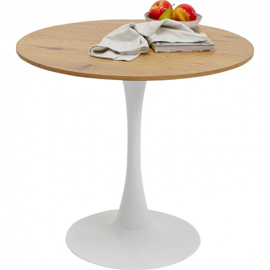 Table Schickeria hene blanc Ø80cm