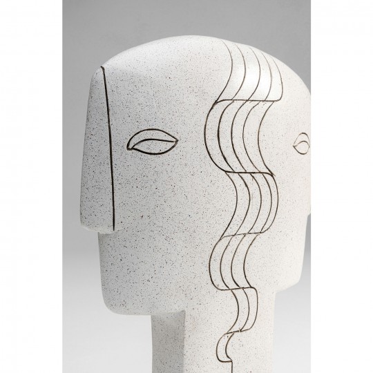 Peça decorativa Symmetric Face 28 cm