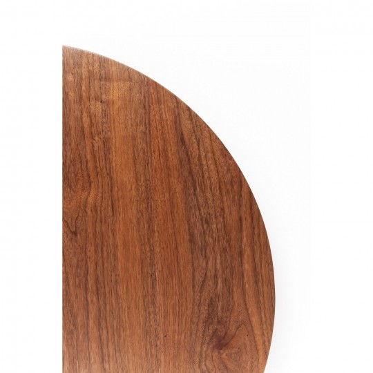 Table Schickeria noyer noir Ø110cm
