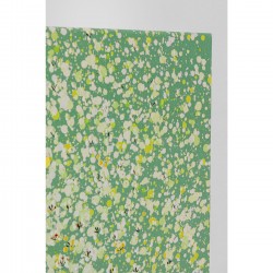 Canvas Picture Flower Boat Green Yellow 80x100cm